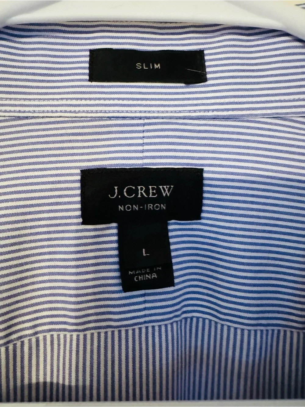J. Crew Men’s Slim Button Down Shirt, Size L